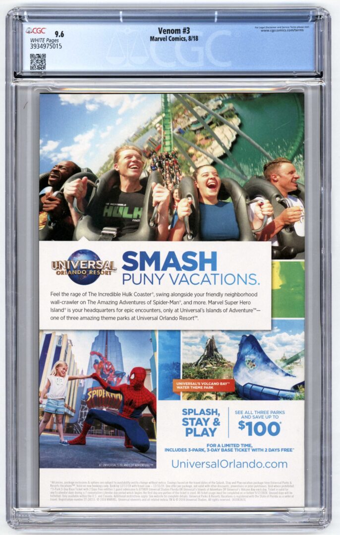 Venom #3 CGC 9.6 1st Full Appearance of Knull