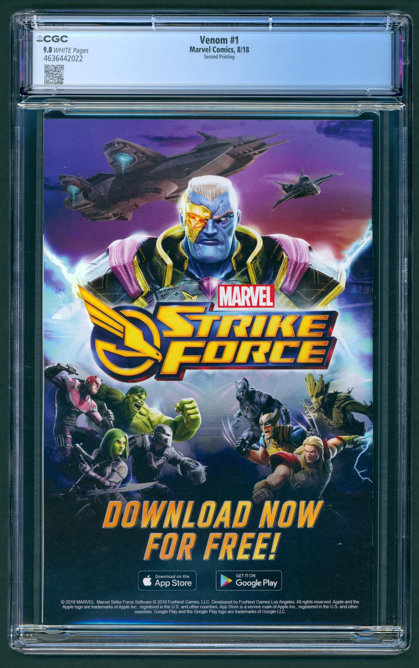 Venom #1 2nd Print CGC 9.8