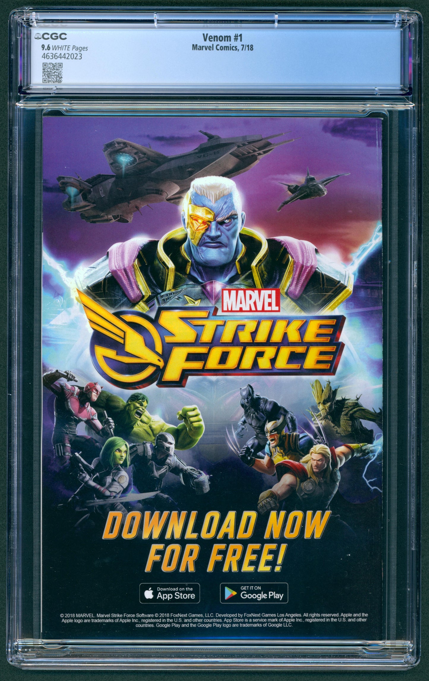 Venom #1 1st App. of the Grendel Symbiote CGC 9.6