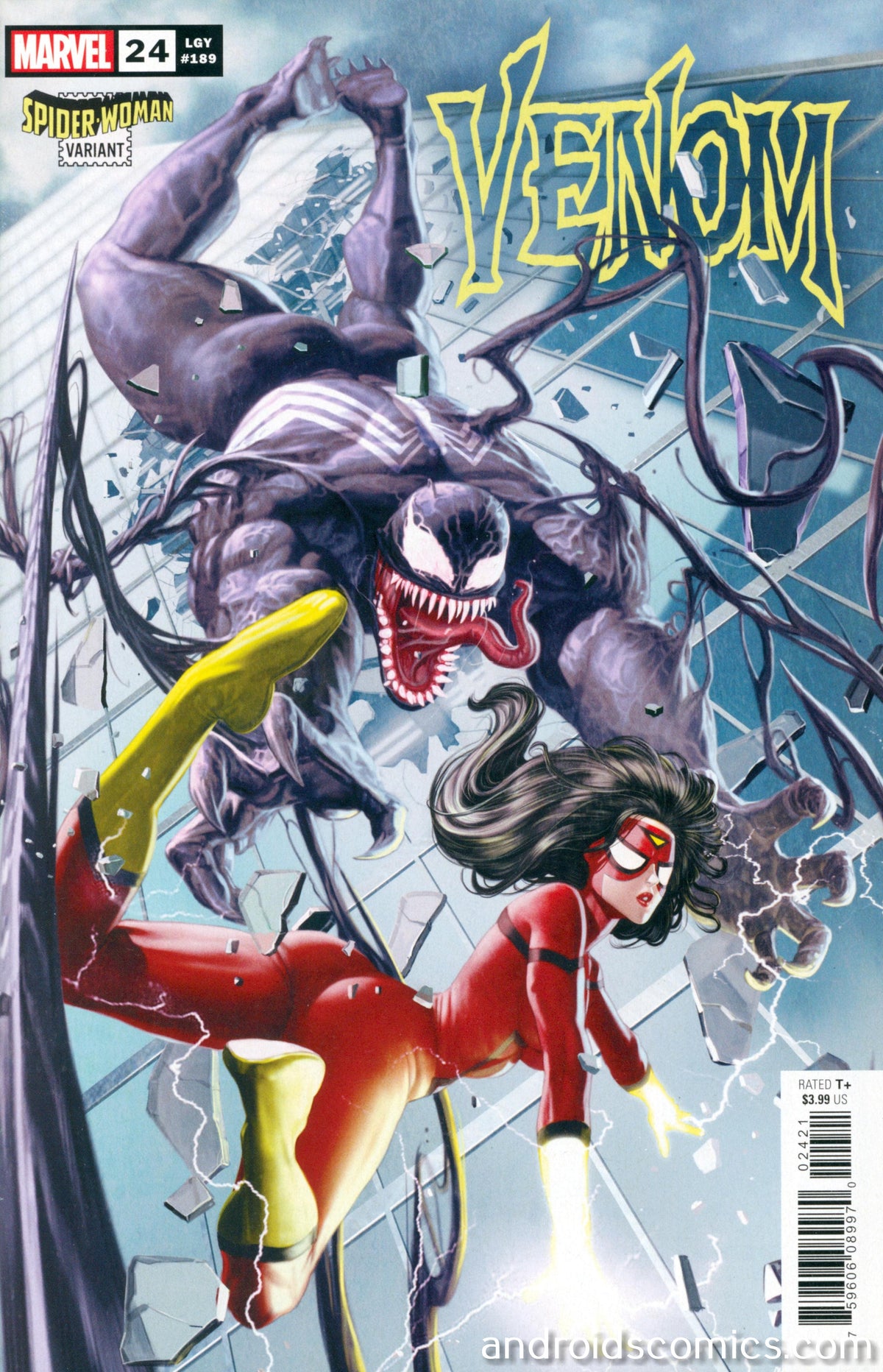 Venom #24 Rock He Kim Spider Woman Variant