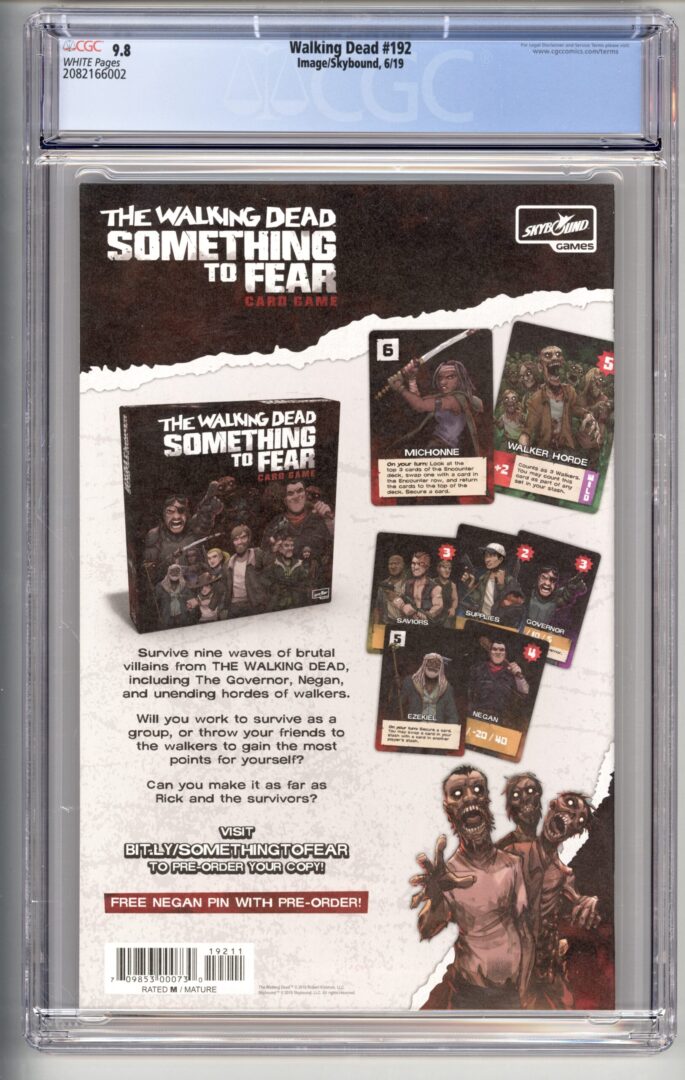 Walking Dead #192 CGC 9.8 "Death" of Rick Grimes