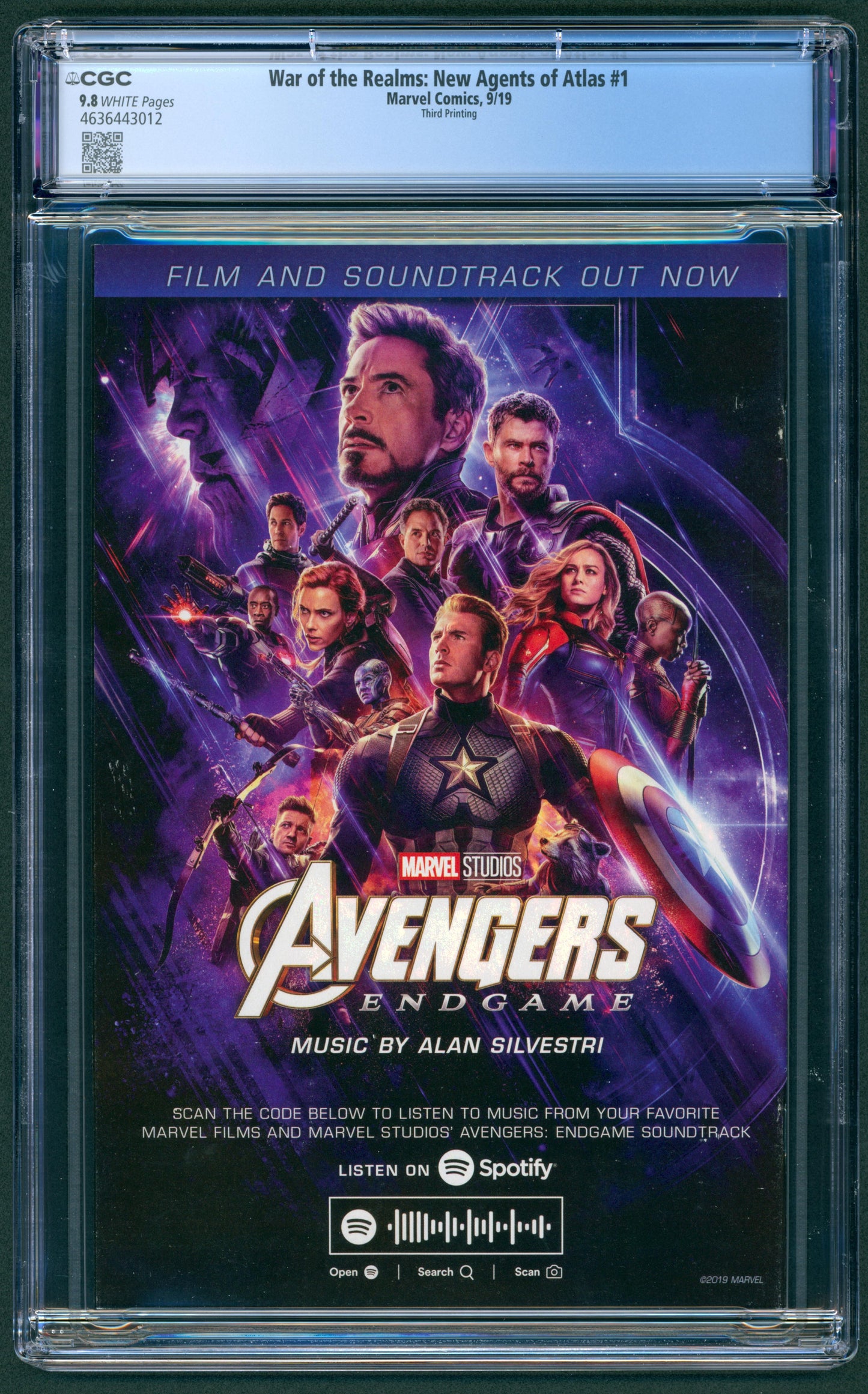 War Of Realms New Agents Of Atlas #1 3rd Print CGC 9.8