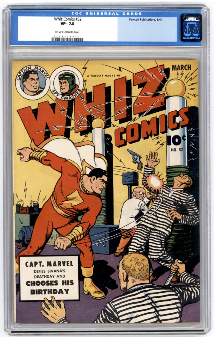 Whiz Comics #52 CGC 7.5