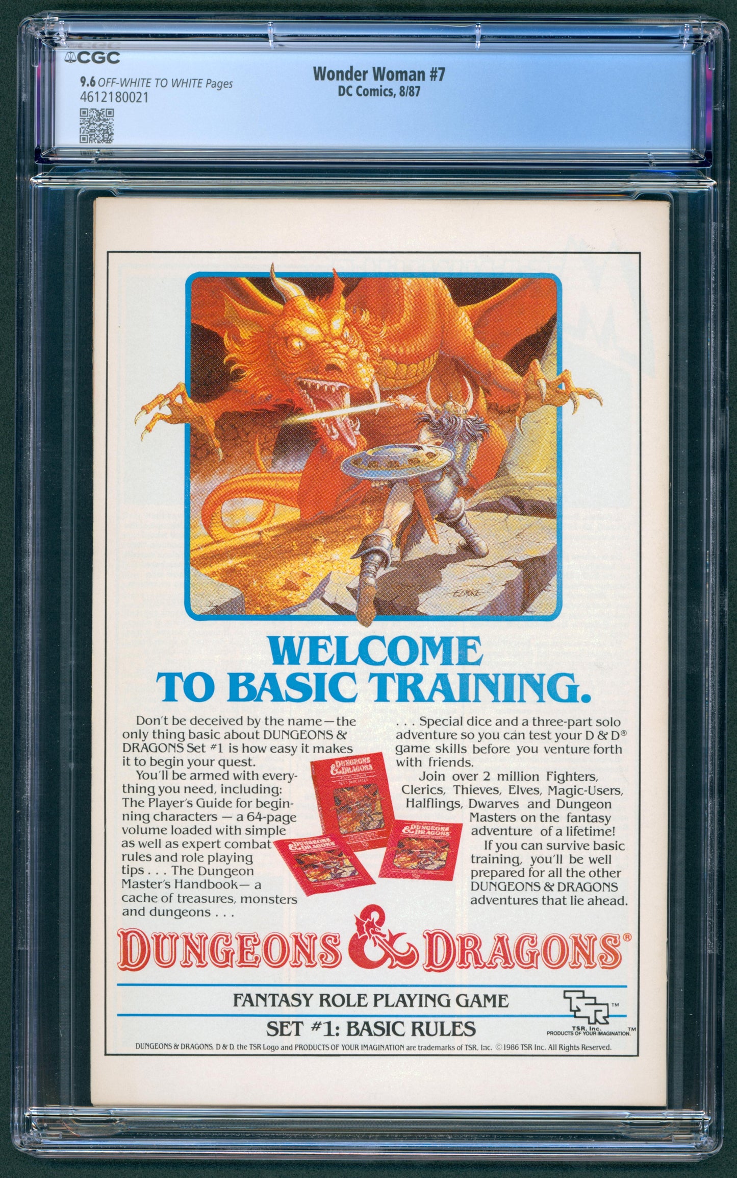 Wonder Woman #7 CGC 9.6 1st App. of Cheetah