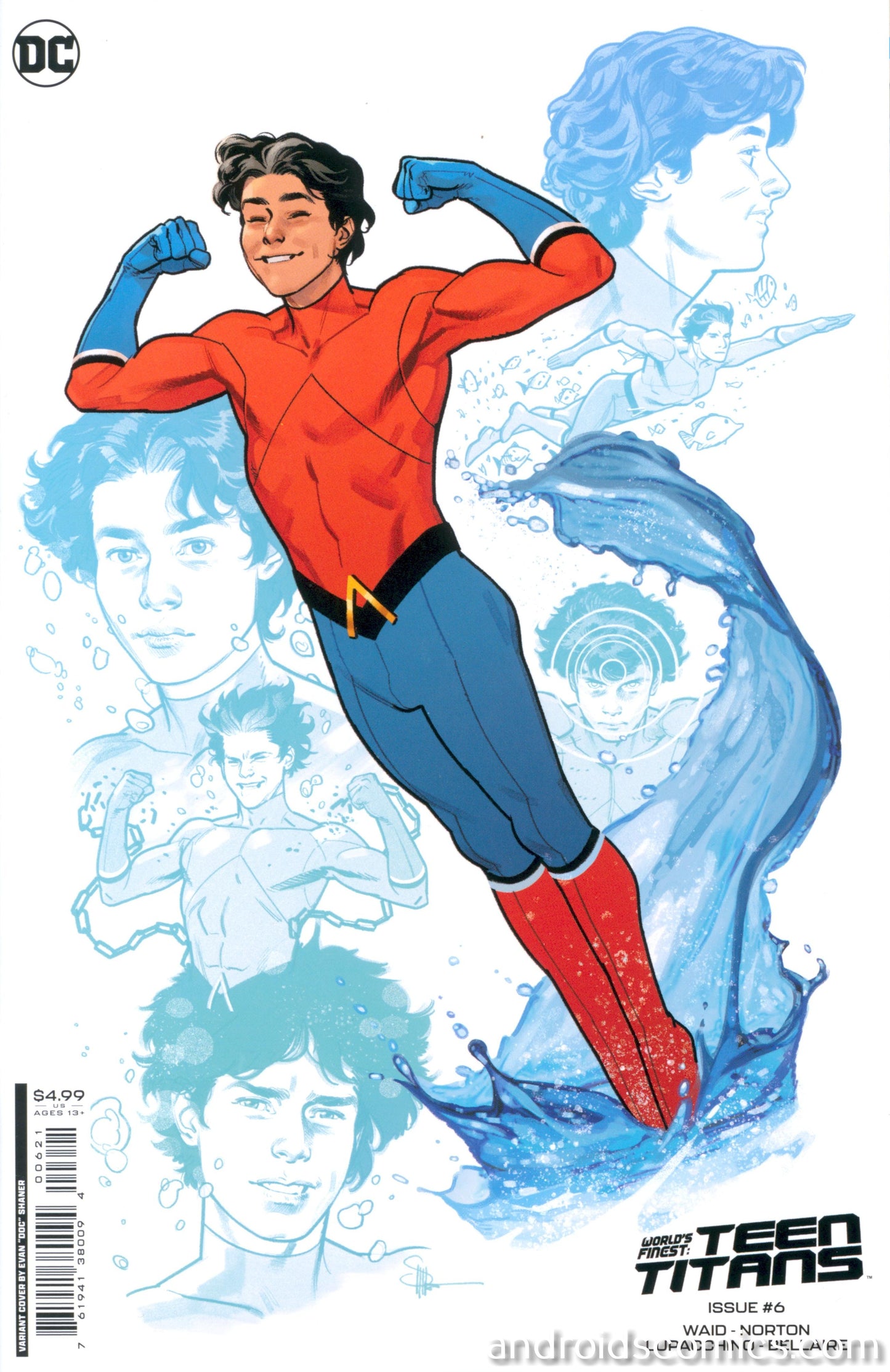 Worlds Finest Teen Titans #6 (Of 6) Cover B Evan Doc Shaner Variant
