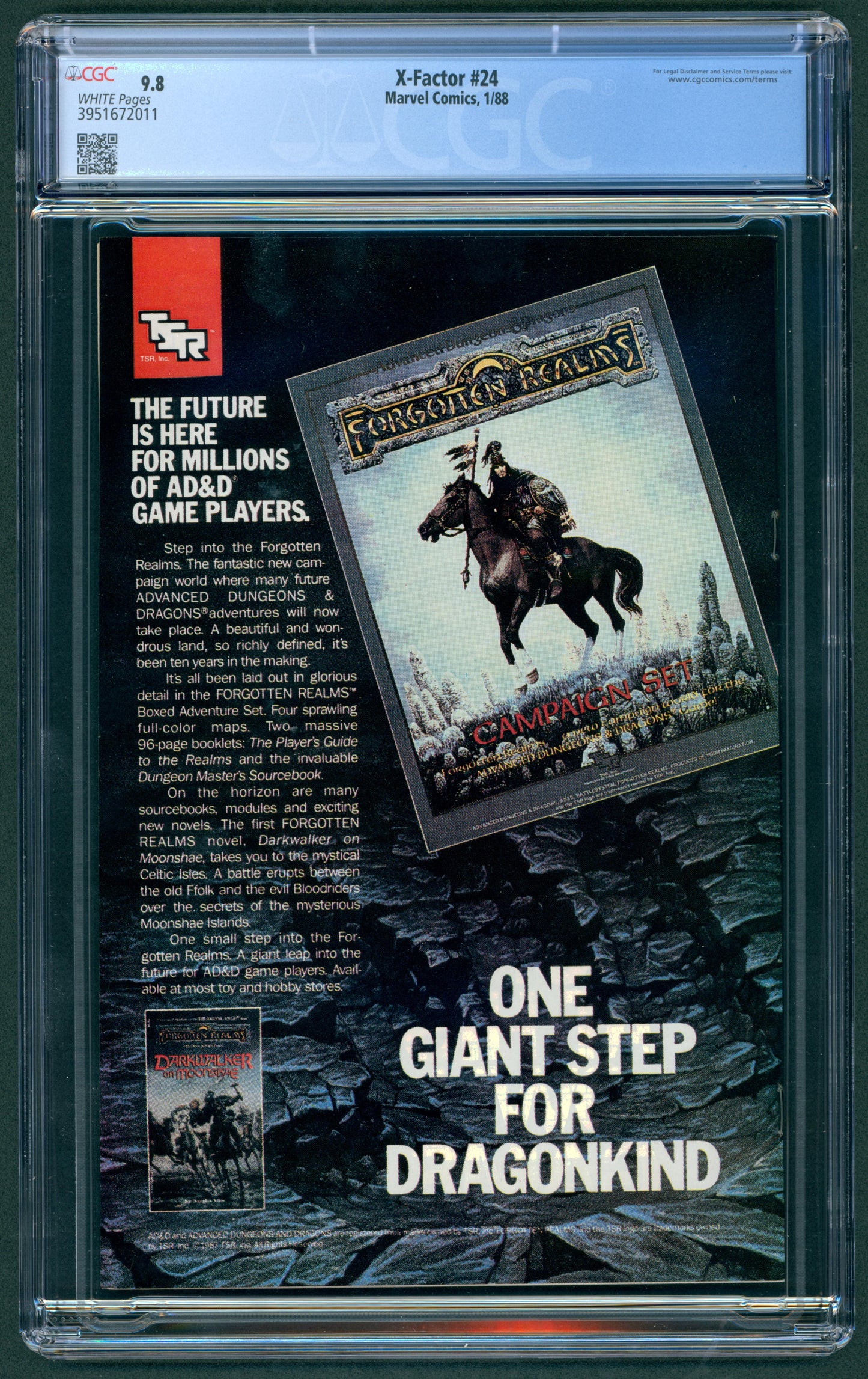 X-Factor #24 CGC 9.8 Origin & 1st appearance of Archangel