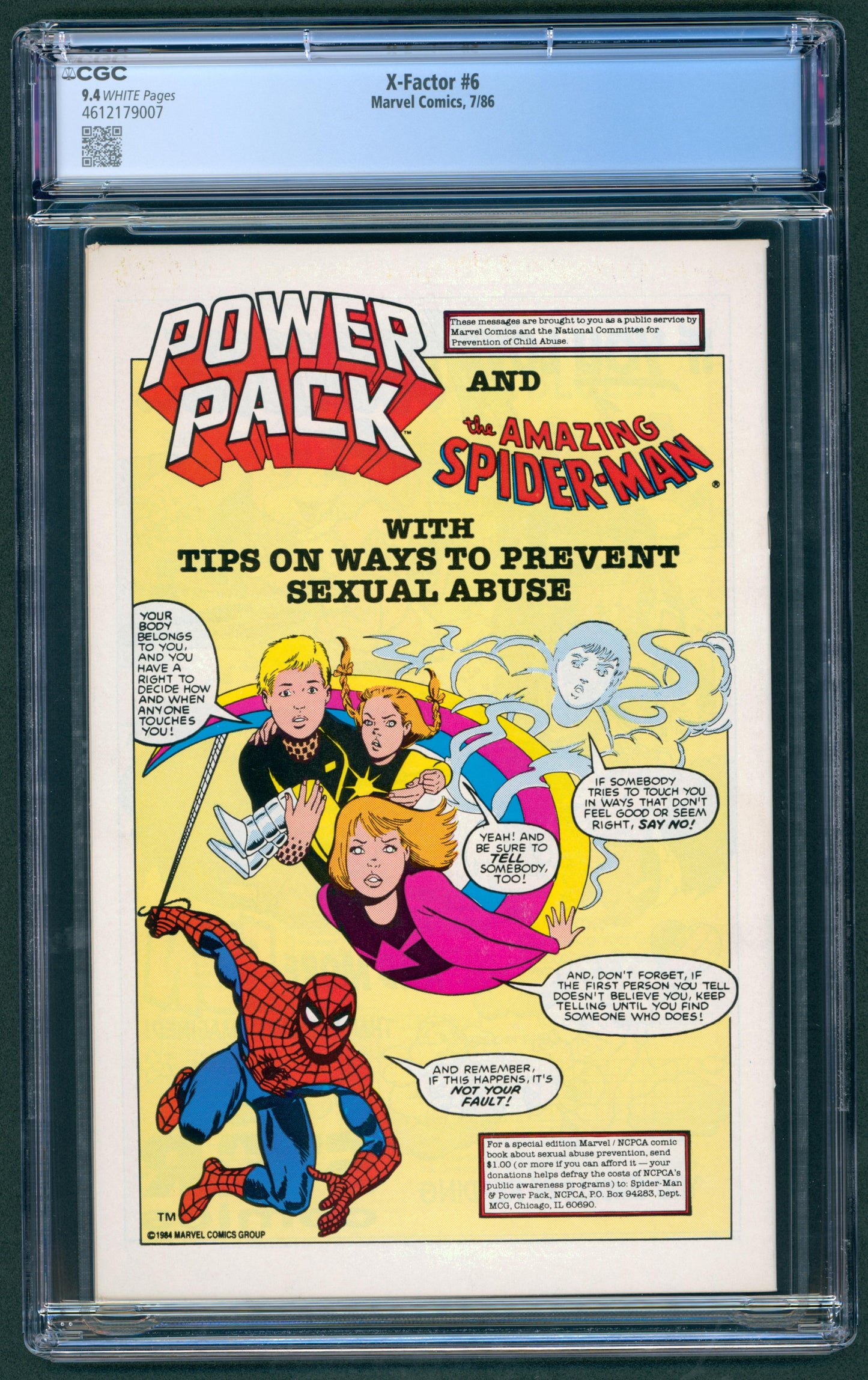 X-Factor #6  CGC 9.4  1st full App. of Apocalypse