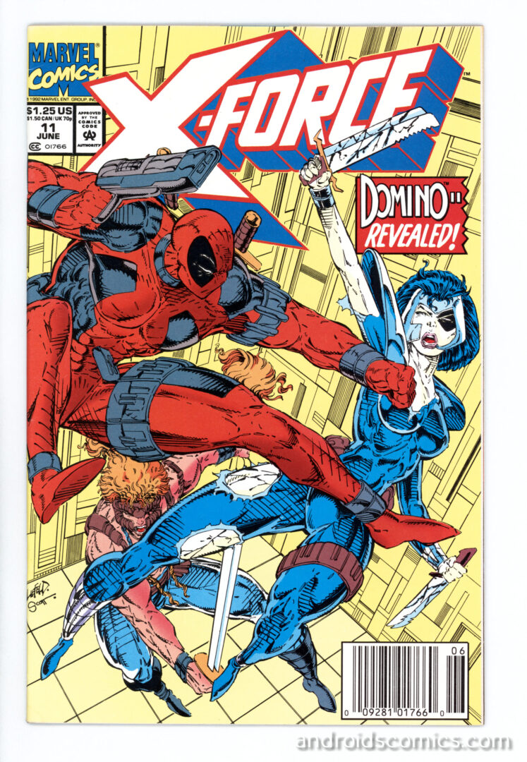 X-Force #11 FN+ 1st App. of "real" Domino (Neena Thurman)