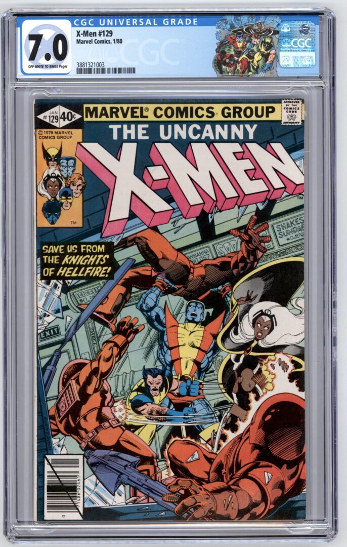 X-Men #129 CGC 7.0 1st App. of Kitty Pryde, White Queen (Emma Frost), and Sebastian Shaw