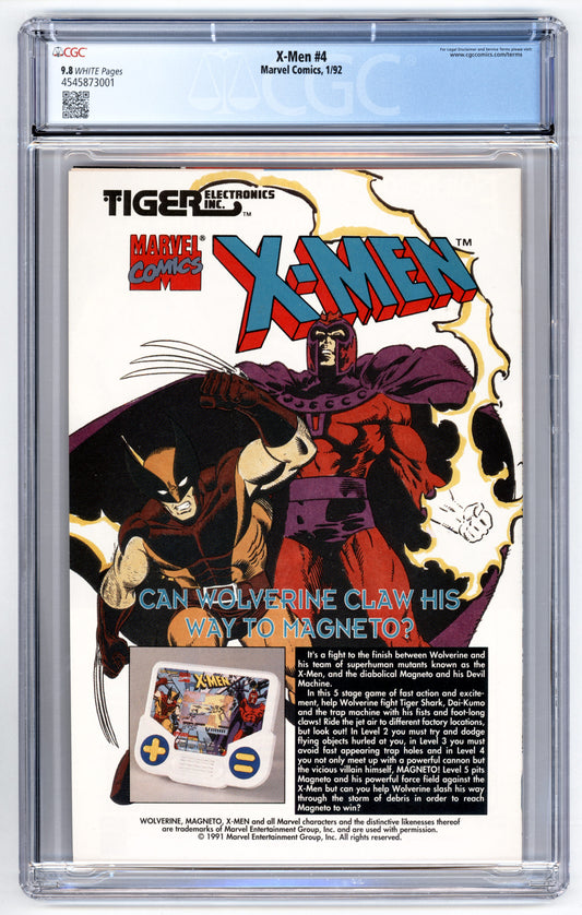 X-Men #4 CGC 9.8 1st appearance of Omega Red