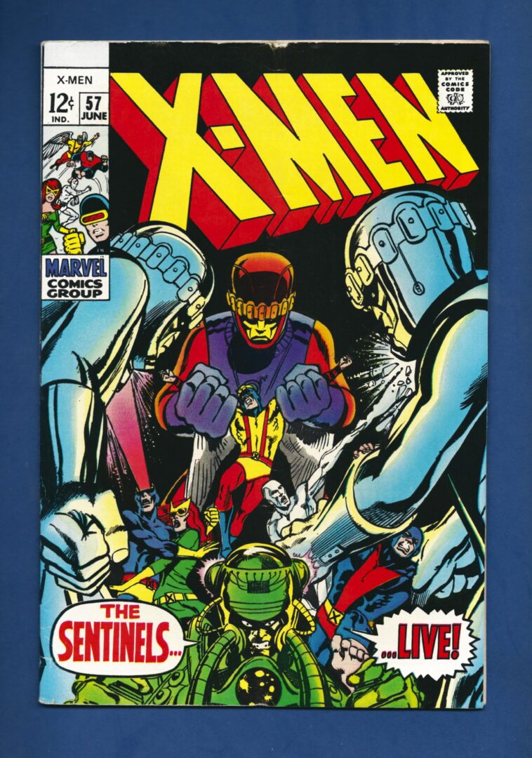 X-Men #57 VG+ 1st appearance of Larry Trask