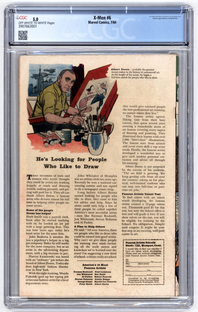 X-Men #6 CGC 5.0
