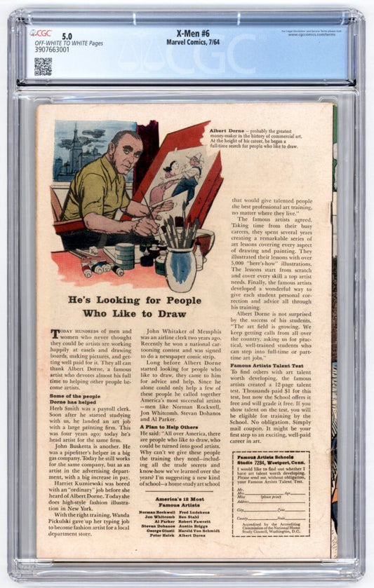 X-Men #6 CGC 5.0