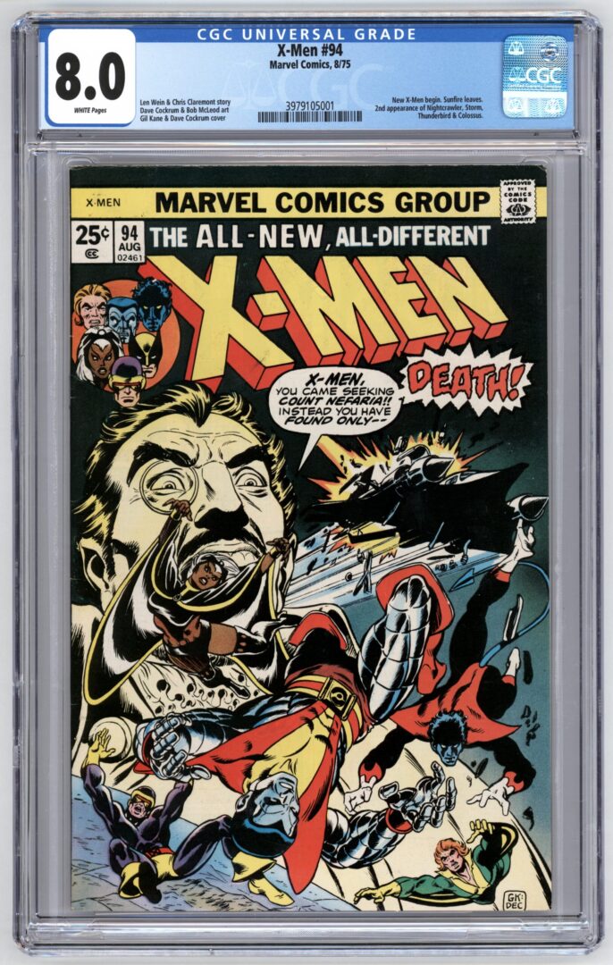 X-Men #94 CGC 8.0
