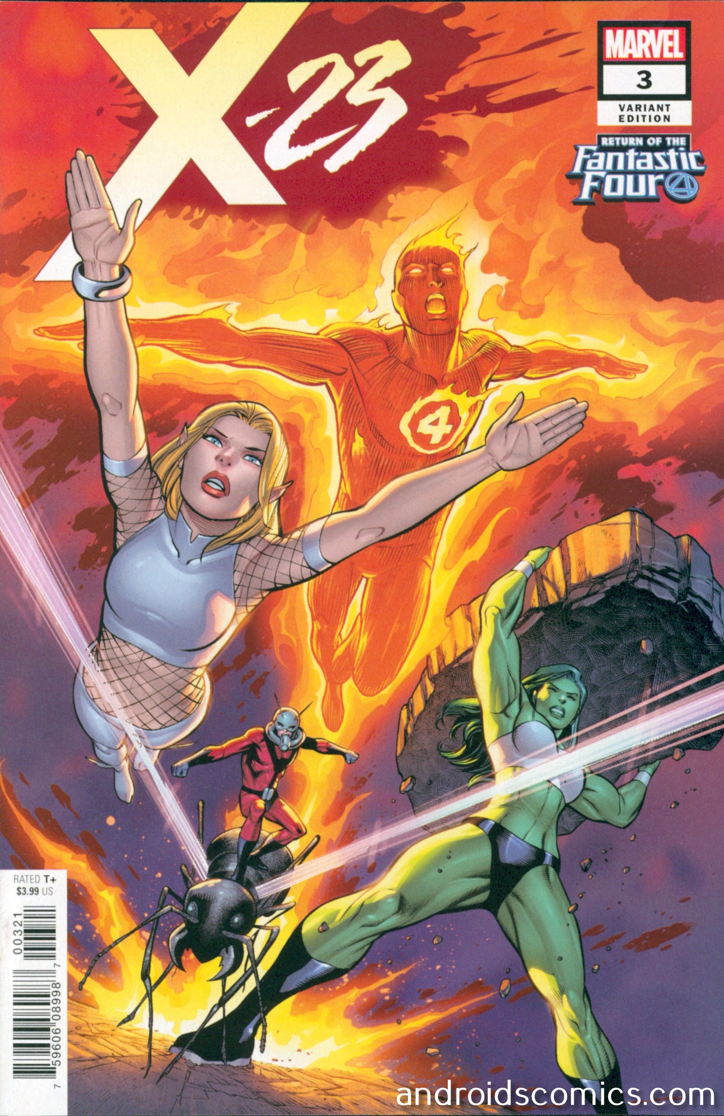 X 23 #3 Pacheco Return Of Fantastic Four Variant
