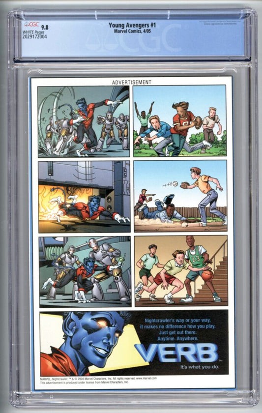 Young Avengers #1 CGC 9.8 1st team appearance of the Young Avengers