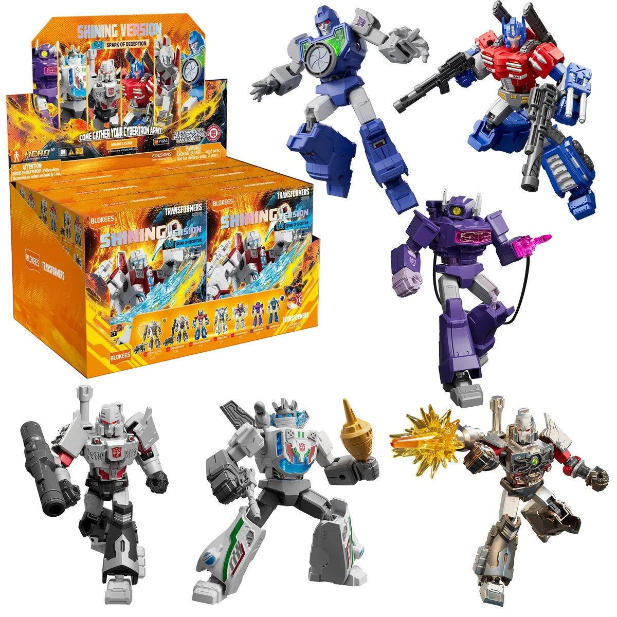 Transformers Shining Version 4 Spark of Deception SV04 Blokees Model Kit