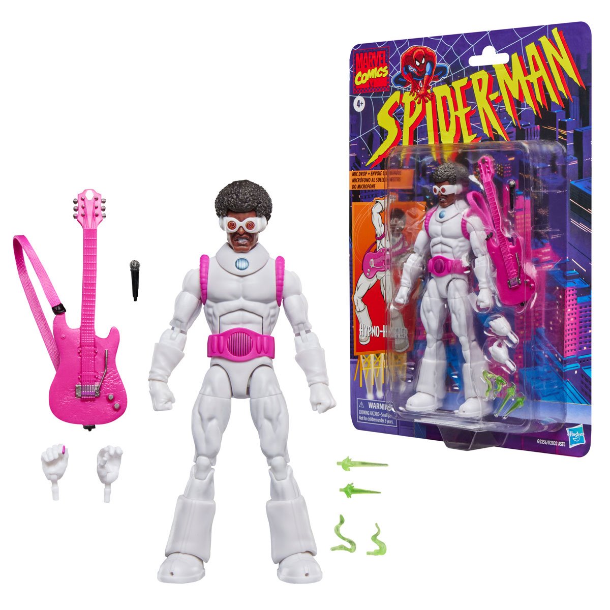 Spider-Man Marvel Legends Retro Cardback 6-Inch Action Figure Hypno-Hustler