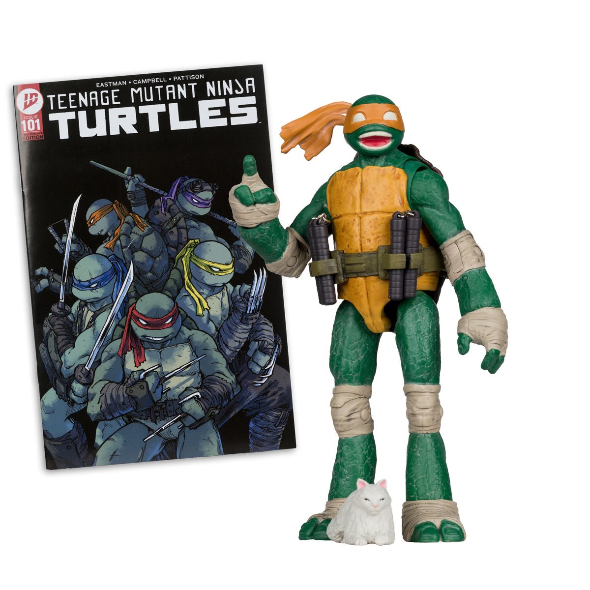 Teenage Mutant Ninja Turtles Page Punchers 5-Inch Scale with Comic Book Michelangelo
