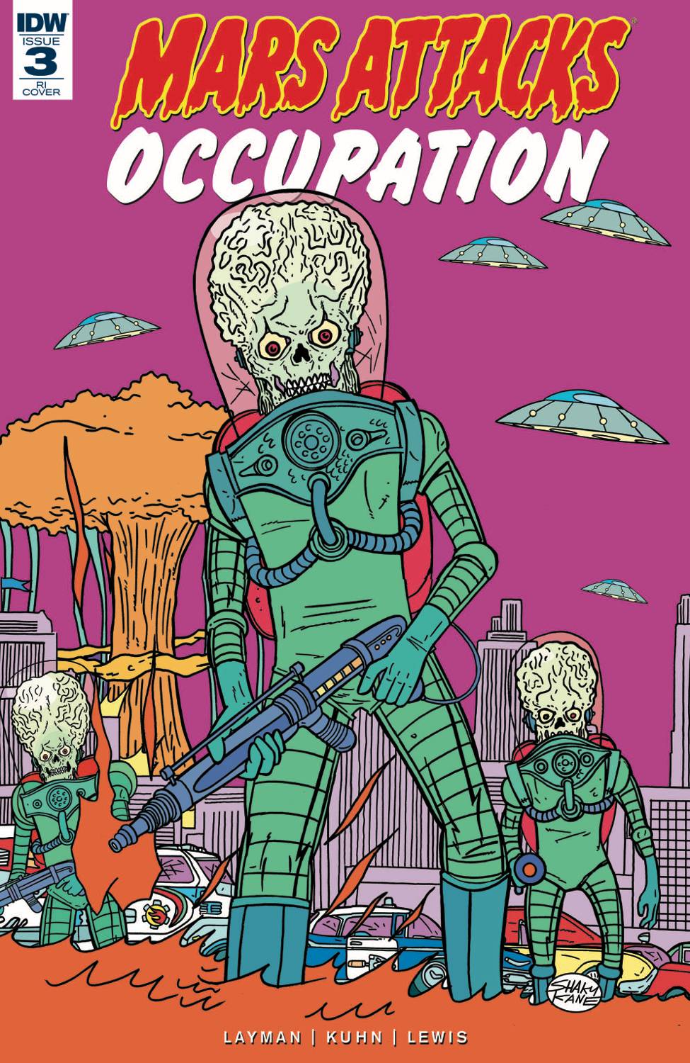 Mars Attacks Occupation #3 (Of 5) 10 Copy Variant Edition NM