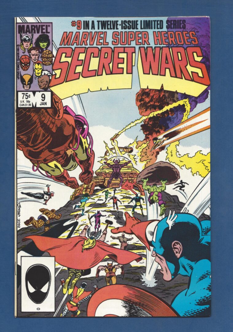 Marvel Super Heroes Secret Wars #9 FN-