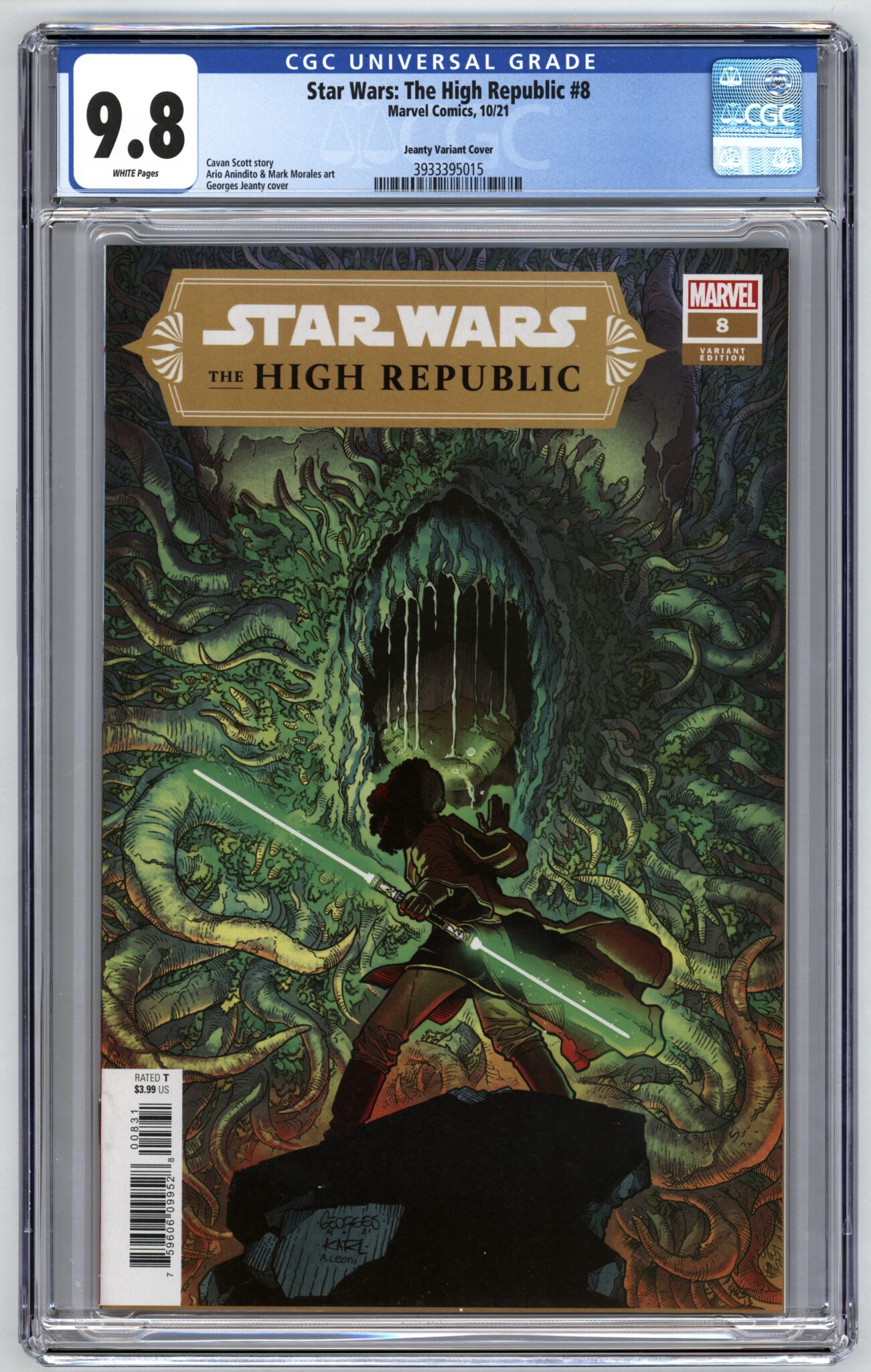 Star Wars The High Republic 8 CGC 9 8 1st App Of Cohmac Vitus Reath