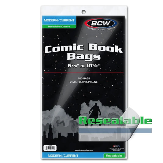 BCW Modern/Current Resealable Bags