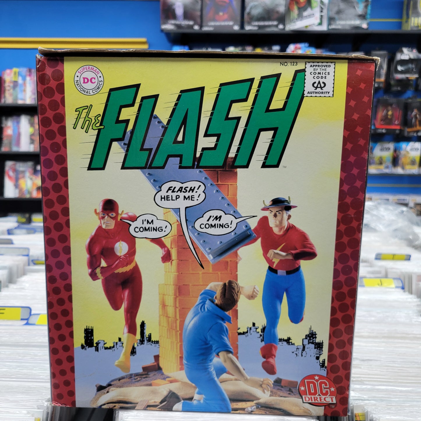 DC Direct Flash of Two Worlds Ltd. Edition 10 1/2" Statue MM Consign