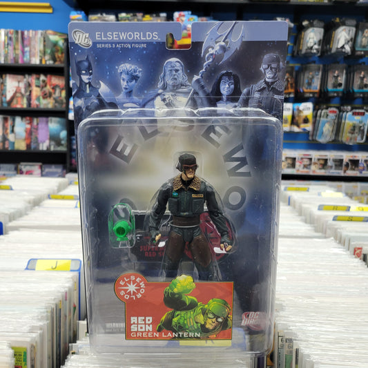DC Direct Elseworlds Series 3 Red Son Green Lantern Action Figure MM Consign