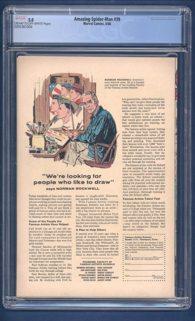 Amazing Spider-Man #39  CGC 5.0