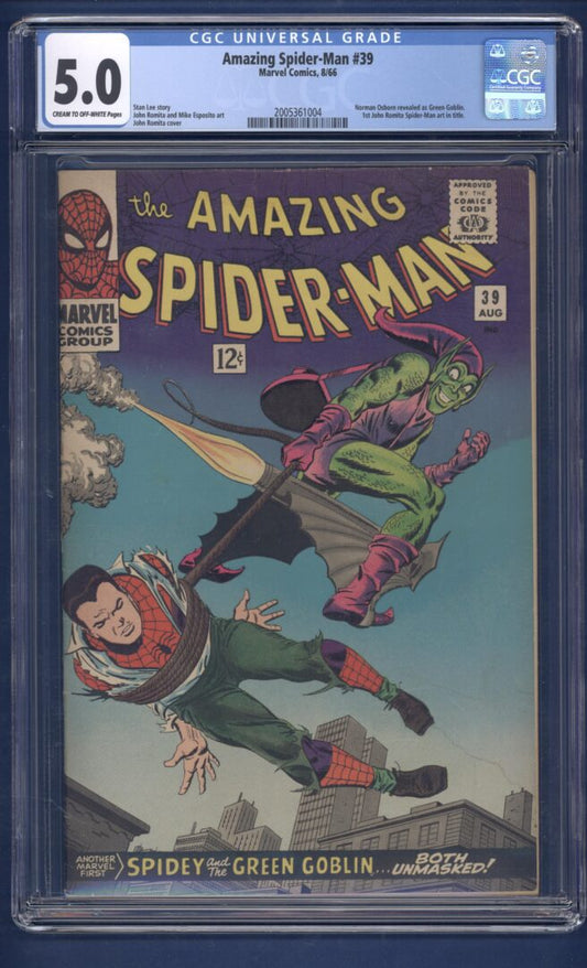 Amazing Spider-Man #39  CGC 5.0
