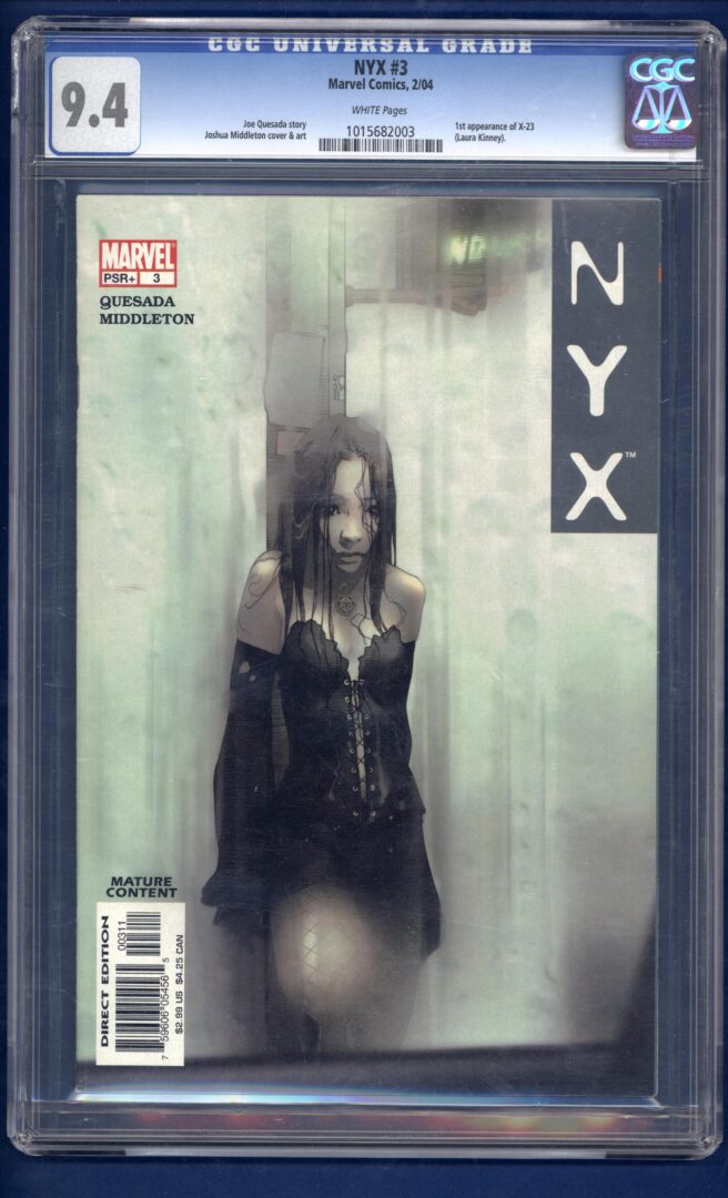NYX #3  CGC 9.4  1st appearance of X-23