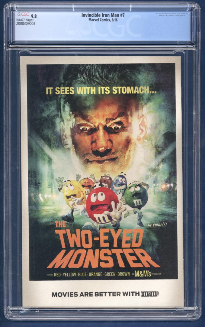 Invincible Iron Man #7  CGC 9.8  1st appearance of Riri Williams in Cameo