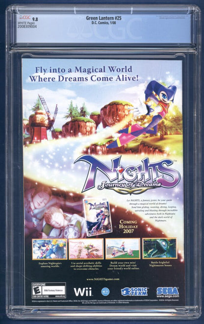 Green Lantern #25  CGC 9.8  1st appearance of Larfleeze & Atrocitus