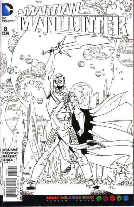 Martian Manhunter #8 Adult Coloring Book Variant Edition NM