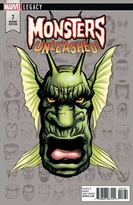 Monsters Unleashed #7 McKone Legacy Headshot Variant