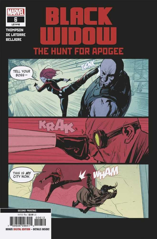 Black Widow #6 2nd Printing De Latorre Variant