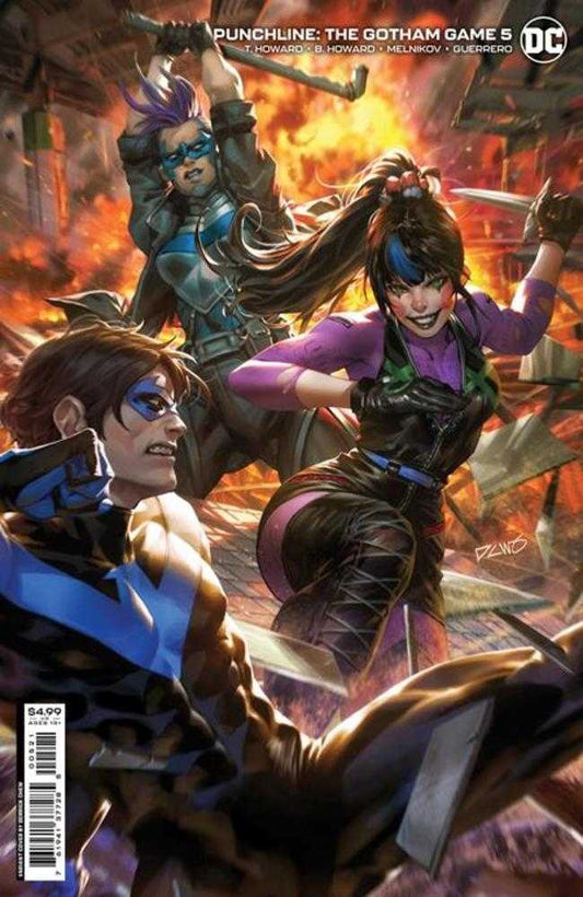 Punchline The Gotham Game #5 (Of 6) Cover B Derrick Chew Card Stock Variant NM
