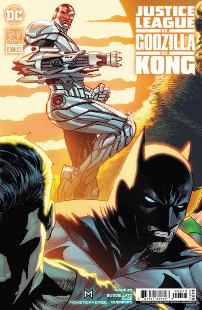 Justice League vs Godzilla vs Kong #3 3rd Printing