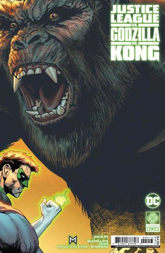 Justice League vs Godzilla vs Kong #4 3rd Printing