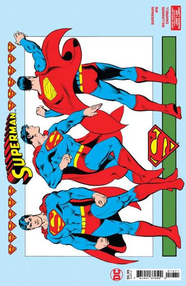 Superman #16 Cover E Jose Luis Garcia Lopez Artist Spotlight Card Stock Variant (Absolute Power)