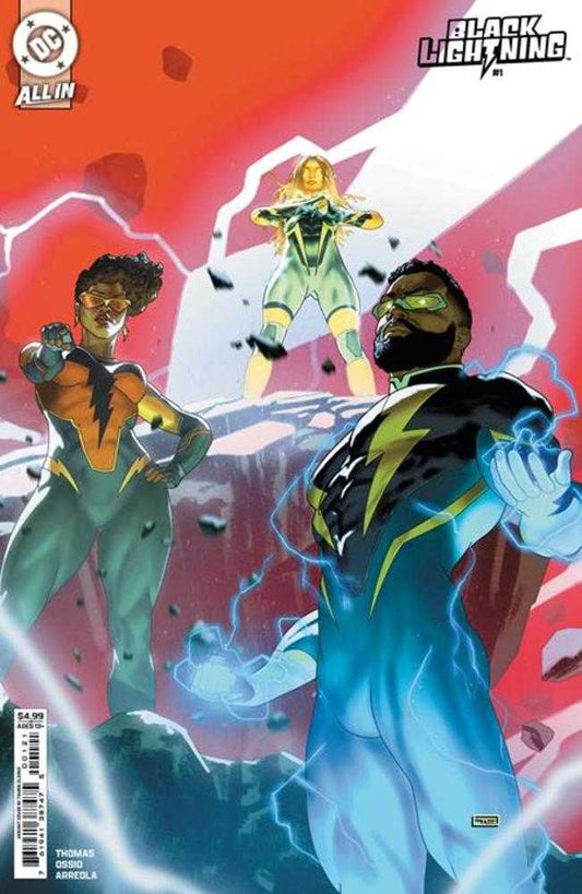 Black Lightning #1 Cover B Taurin Clarke Card Stock Variant NM
