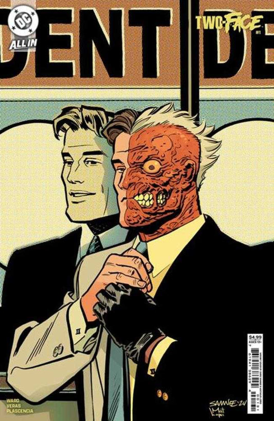 Two Face #1 (Of 6) Cover C Chris Samnee Variant