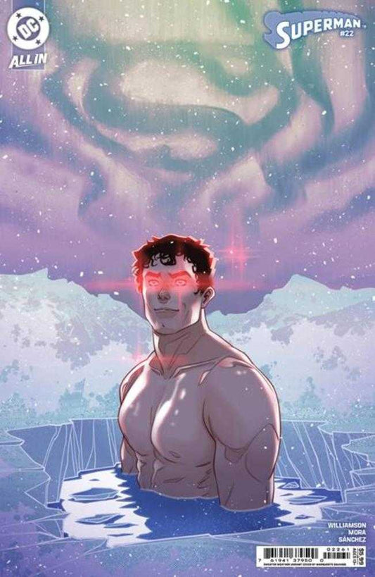 Superman #22 Cover E Marguerite Sauvage Sweater Weather Card Stock Variant NM