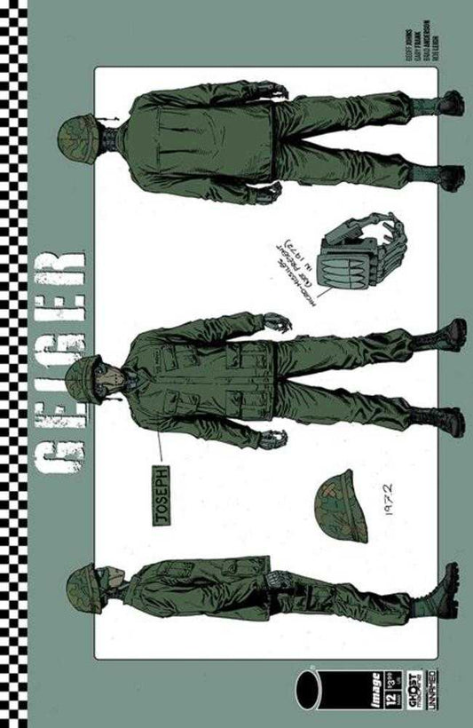 Geiger #12 Cover C Gary Frank & Brad Anderson Design Wraparound Variant NM