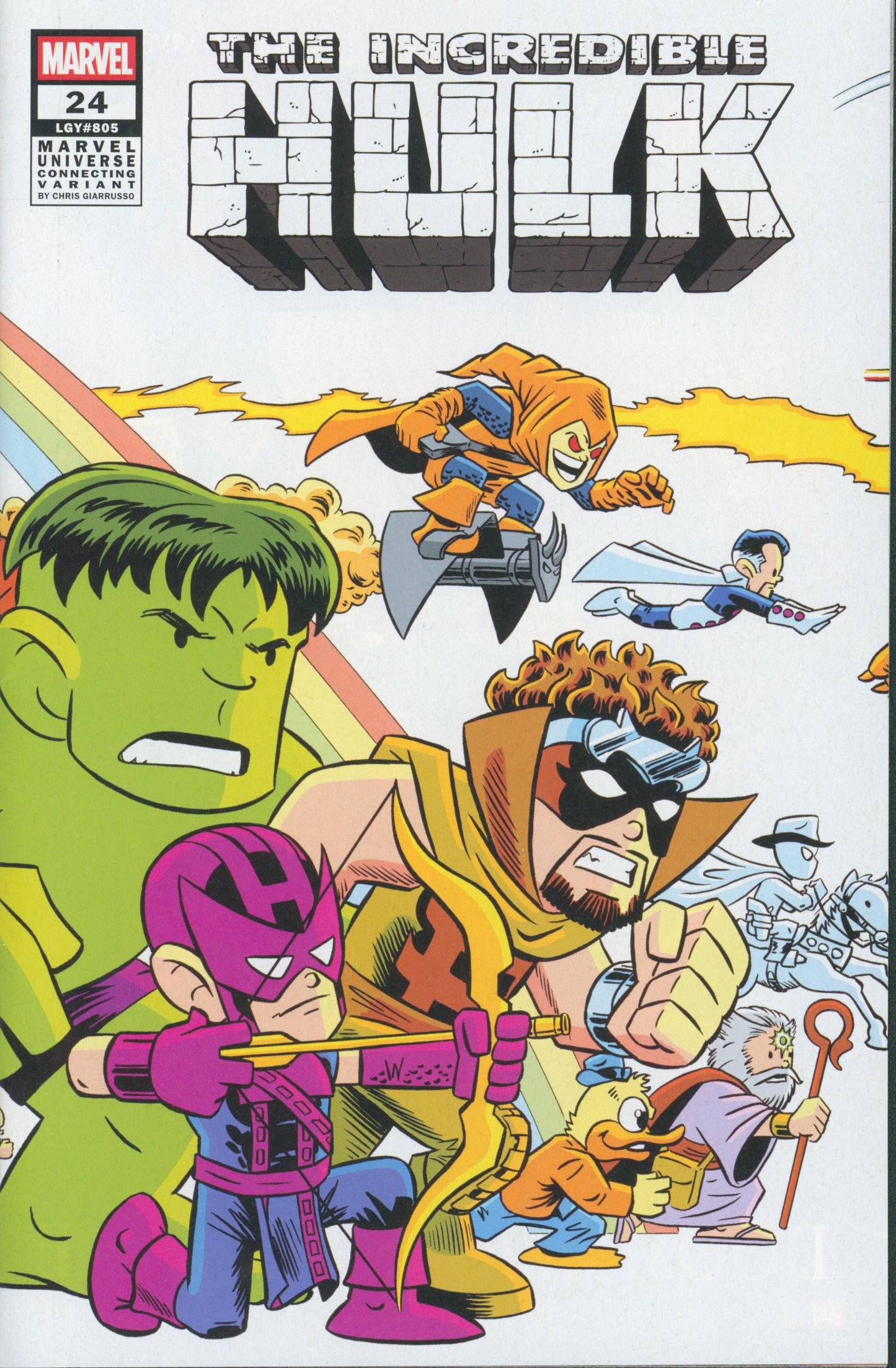 Incredible Hulk #24 Giarrusso Marvel Universe Connecting Wrap Variant VF