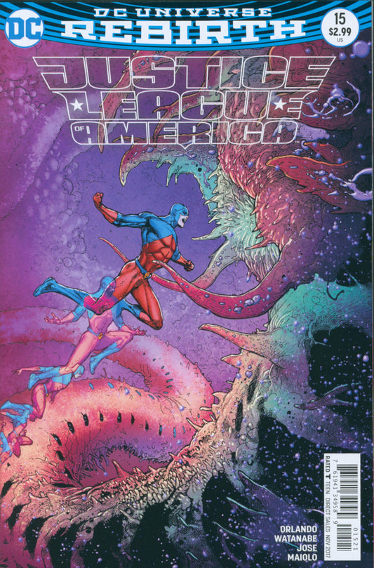 Justice League Of America #15 Variant Edition NM