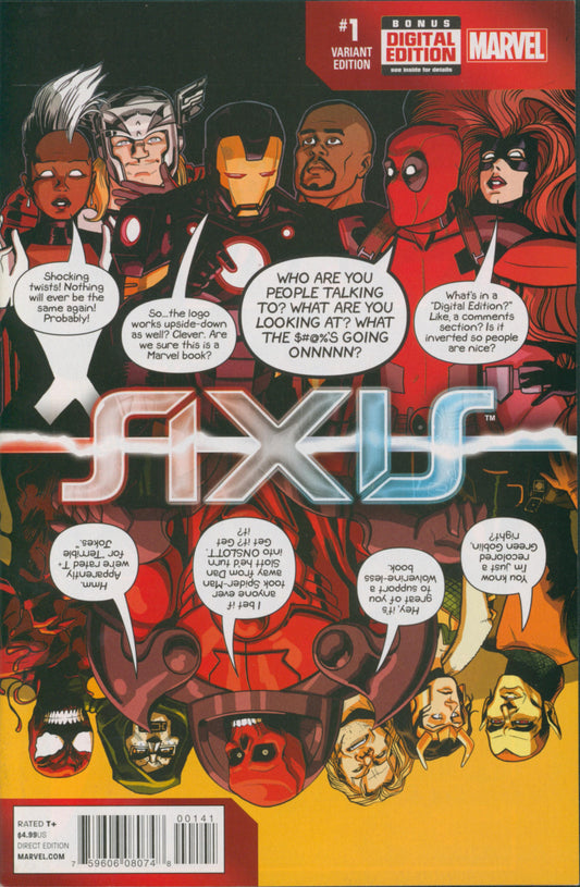 Axis #1 Deadpool Party Variant