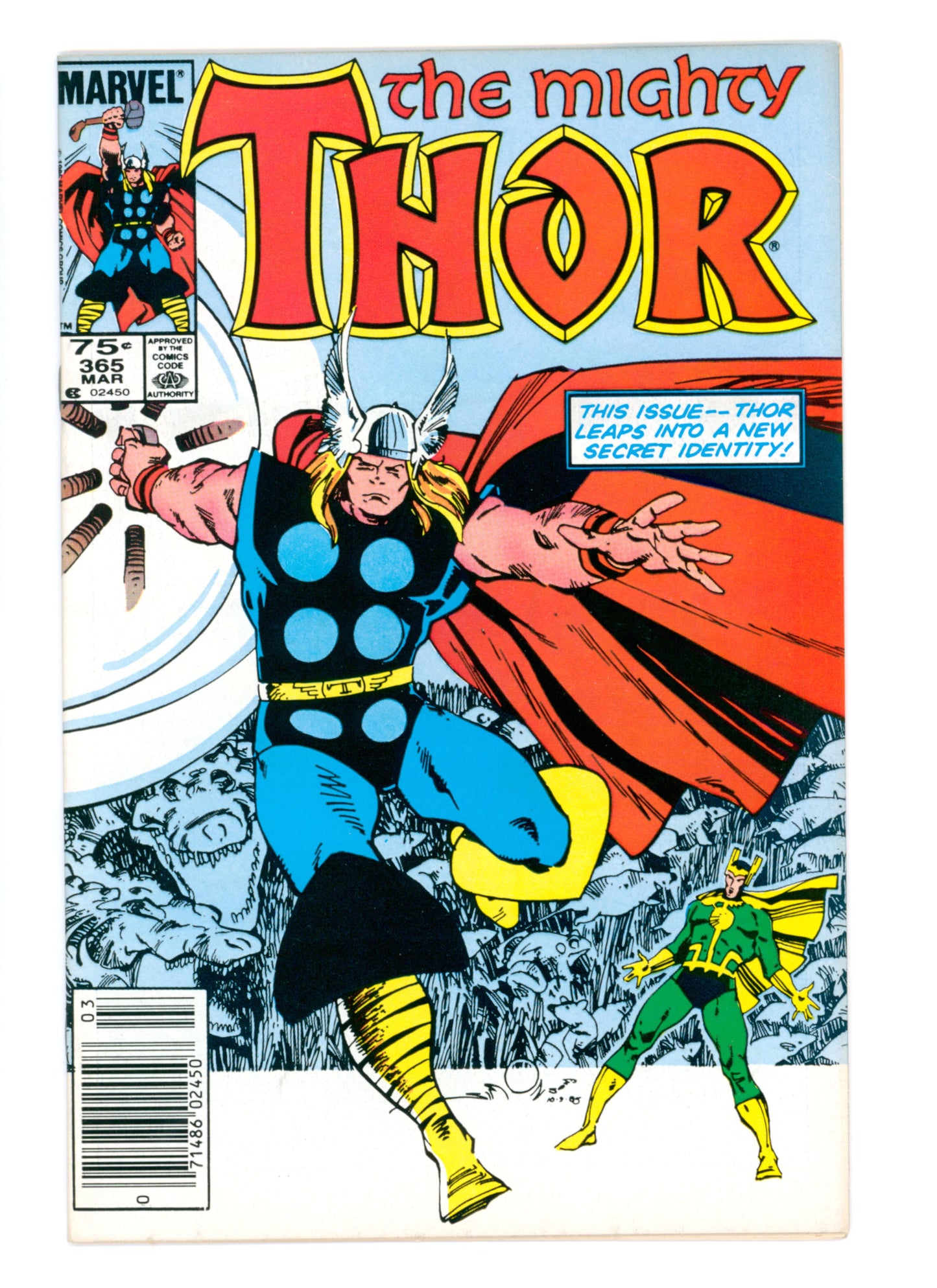 Thor #365  VF-  Newsstand