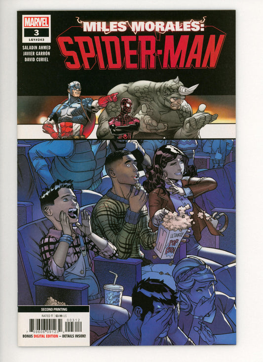 Miles Morales Spider Man #3 2nd Print  NM-